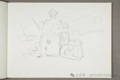 爱德华·蒙克(Edvard Munch)——Sketchbook-速写本Ⅰ（1912-1915）