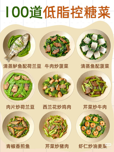 低脂控糖菜