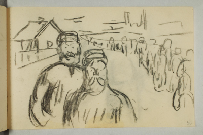 爱德华·蒙克(Edvard Munch)——Sketchbook-速写本Ⅱ（1914）