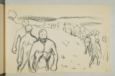 爱德华·蒙克(Edvard Munch)——Sketchbook-速写本Ⅱ（1914）