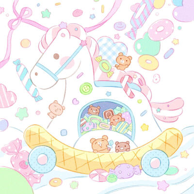 可爱萌物背景图插画
twi（X）©️：summernight_12_