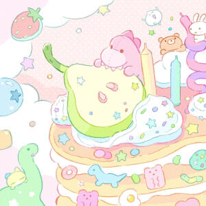 可爱萌物背景图插画
twi（X）©️：summernight_12_