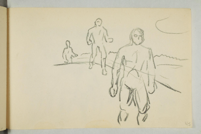 爱德华·蒙克(Edvard Munch)——Sketchbook-速写本Ⅱ（1914）