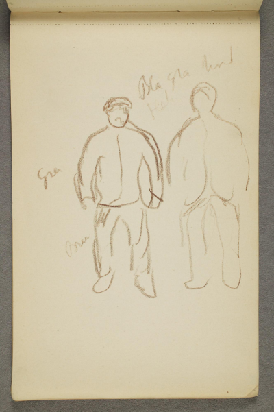 
爱德华·蒙克(Edvard Munch)——Sketchbook-速写本Ⅱ（1914）