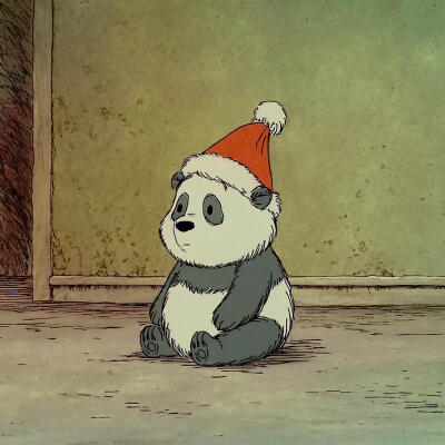 小动物的圣诞头像 ​​​