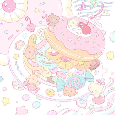 可爱萌物背景图插画
twi（X）©️：summernight_12_