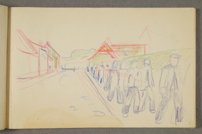 爱德华·蒙克(Edvard Munch)——Sketchbook-速写本Ⅱ（1914）