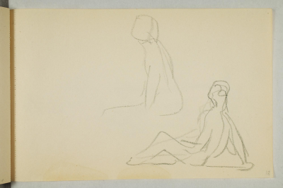 爱德华·蒙克(Edvard Munch)——Sketchbook-速写本Ⅱ（1914）