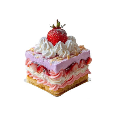 蛋糕白底头像单图