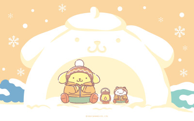 三丽鸥全员雪屋