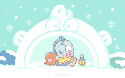 三丽鸥全员雪屋