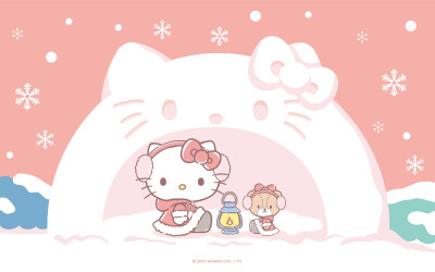 三丽鸥全员雪屋