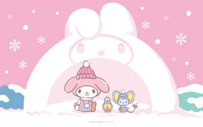 三丽鸥全员雪屋