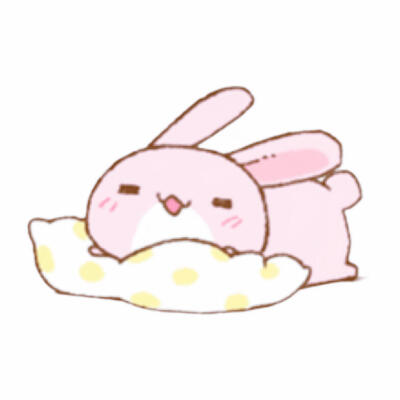 粉色小兔子可爱表情包