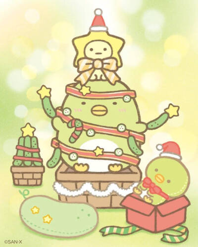 角落生物圣诞树