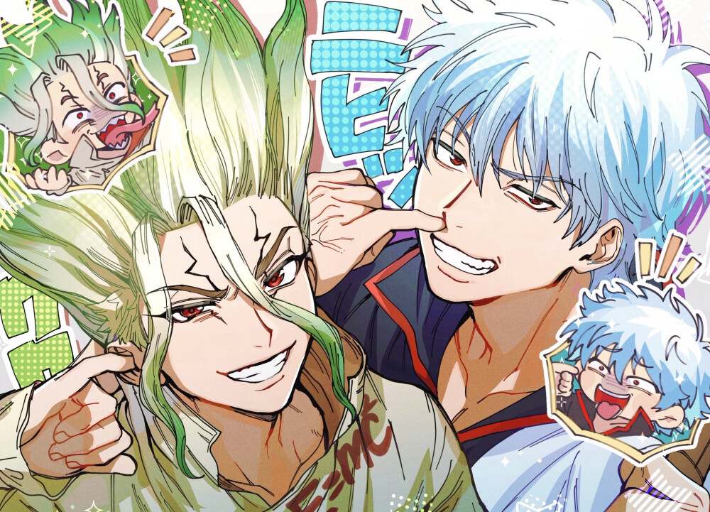 千空 银时
石纪元 银魂