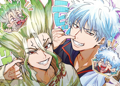 千空 银时
石纪元 银魂