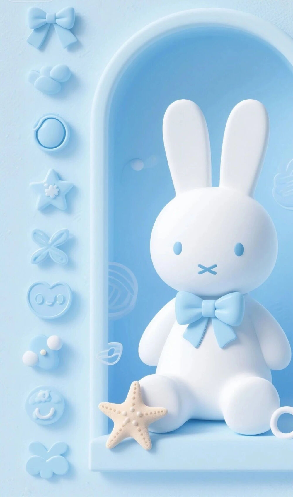 可爱蓝色系壁纸