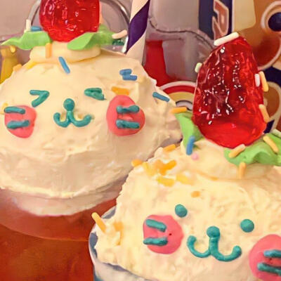 萌萌的小动物冰激凌