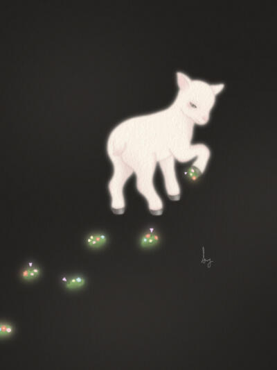 羊的足迹插画
原画师小红地瓜 AkeyAkey