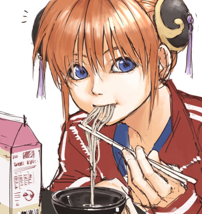 女生头像 神乐
银魂