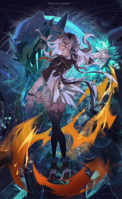 崩坏星穹铁道 流萤
画师未知