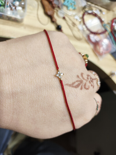 精致手绳，绿松，雷击木