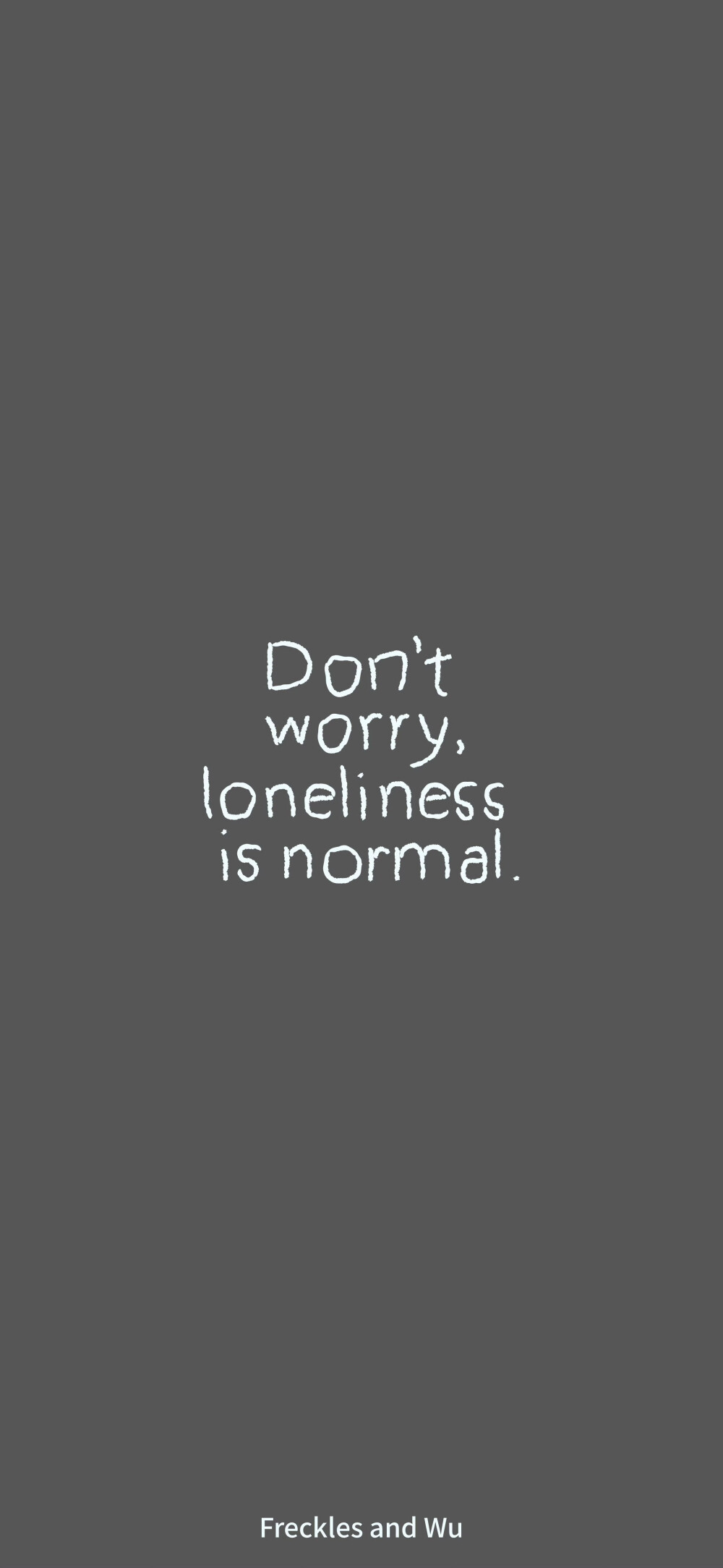 文字壁纸/
cr.@雀斑与吴