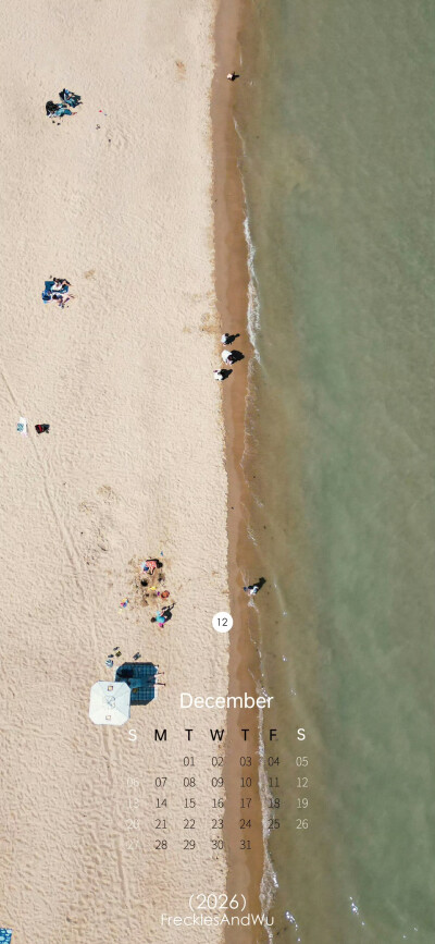 2026.10～12
月历壁纸
cr.@雀斑与吴