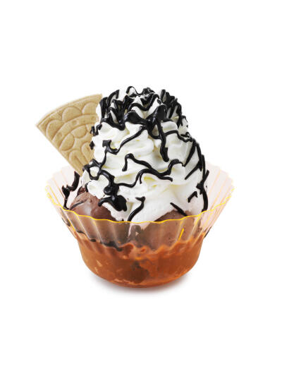 冰激凌圣代白底头像