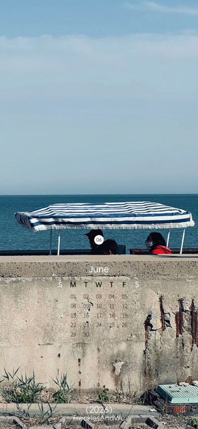 2026.1～9
月历壁纸
cr.@雀斑与吴