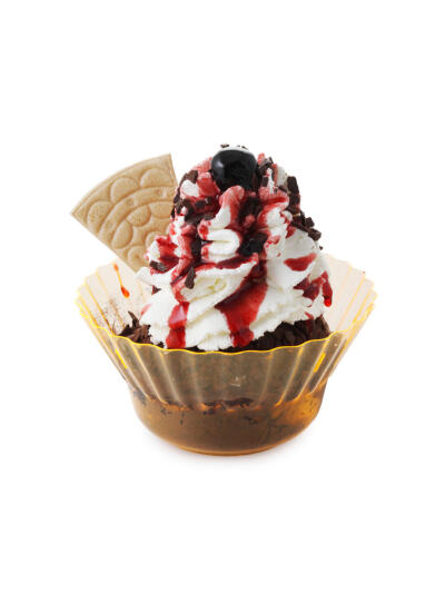 冰激凌圣代白底头像