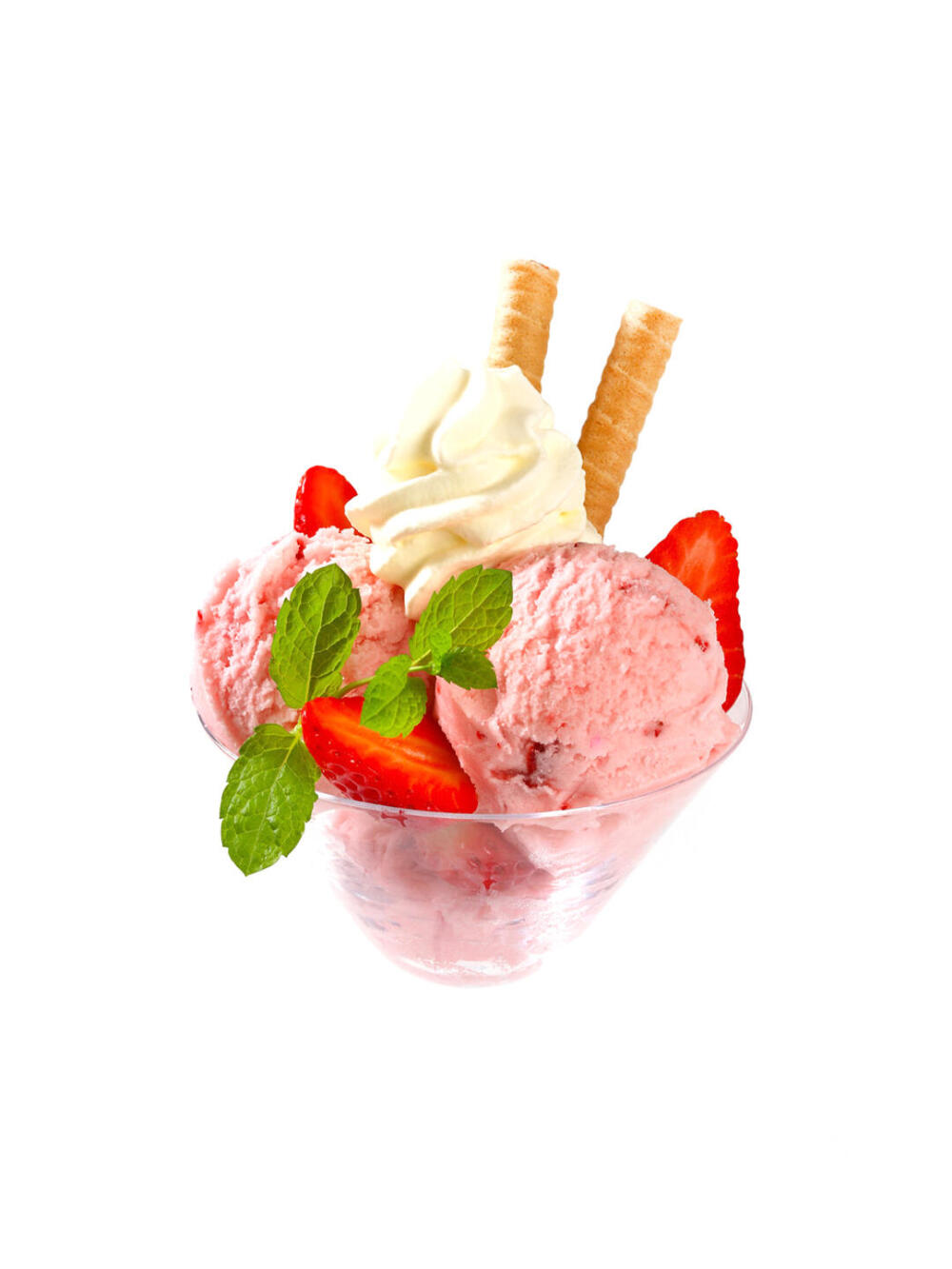 冰激凌圣代白底头像