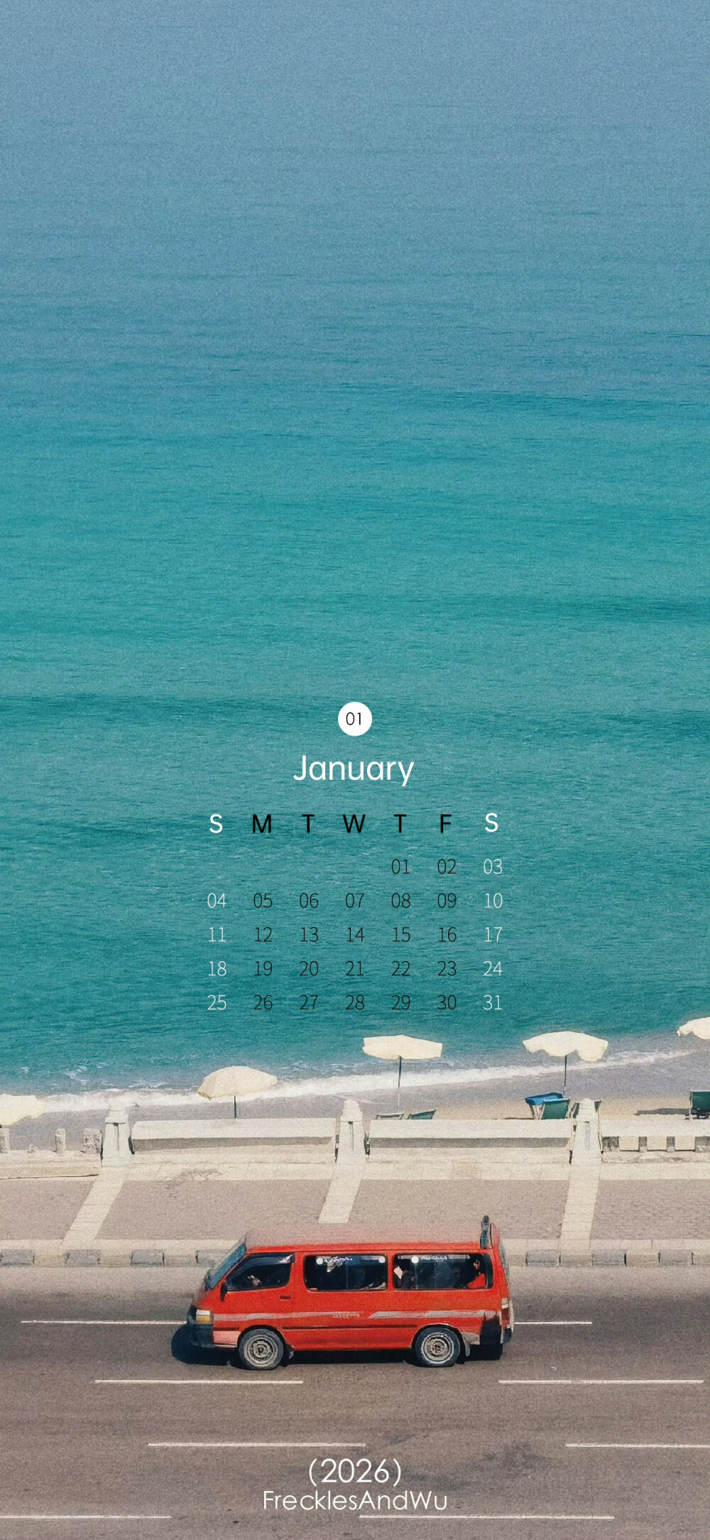 2026.1～9
月历壁纸
cr.@雀斑与吴