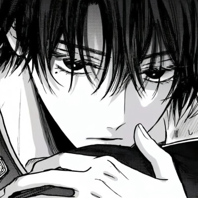 男头，黑白漫头