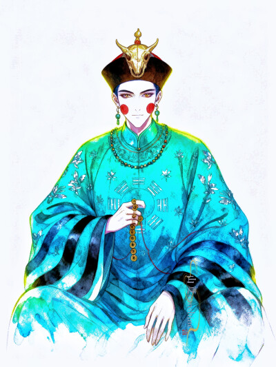 封面故事 |他像是无意中念出了禁忌的咒语，结果召来了往日的幽灵#国漫国风#封面故事#充能计划画画 #审美积累