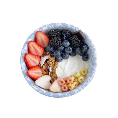 酸奶碗白底头像