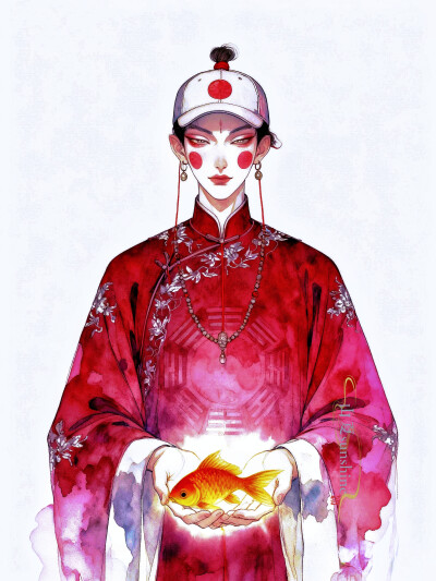 封面故事 |他像是无意中念出了禁忌的咒语，结果召来了往日的幽灵#国漫国风#封面故事#充能计划画画 #审美积累