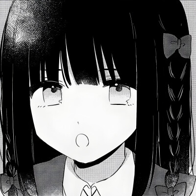 黑白动漫女头