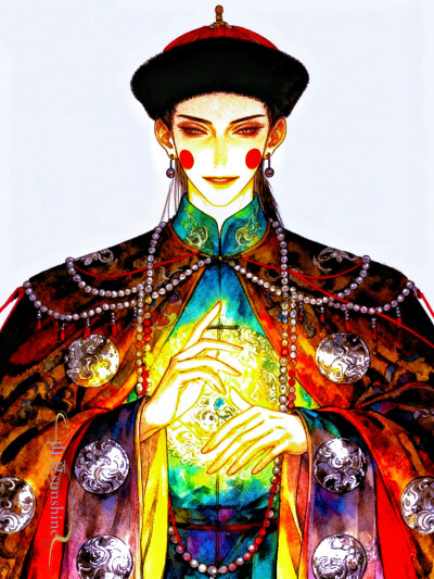 封面故事 |他像是无意中念出了禁忌的咒语，结果召来了往日的幽灵#国漫国风#封面故事#充能计划画画 #审美积累