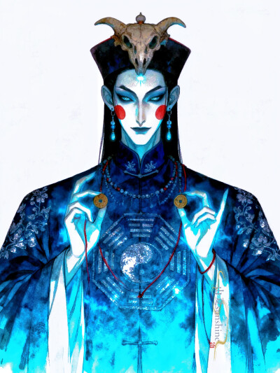 封面故事 |他像是无意中念出了禁忌的咒语，结果召来了往日的幽灵#国漫国风#封面故事#充能计划画画 #审美积累