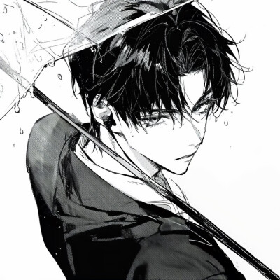 男头，黑白漫头