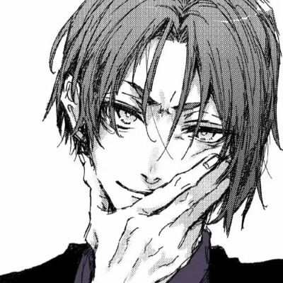 男头，黑白漫头