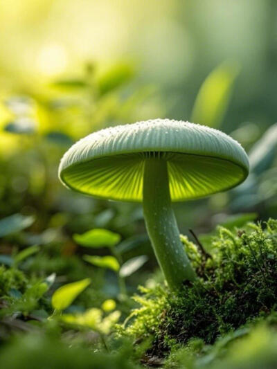 绿色系菌菇