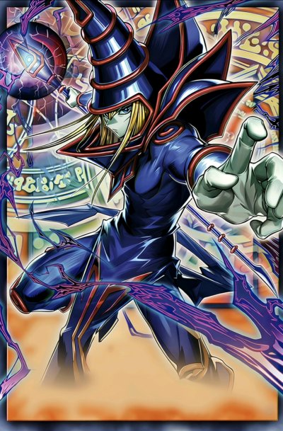 网友自制，黑魔术师。《游戏王决斗怪兽》。(侵权删)