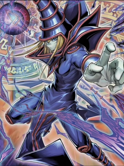 黑魔术师。《游戏王决斗怪兽》。(侵权删)