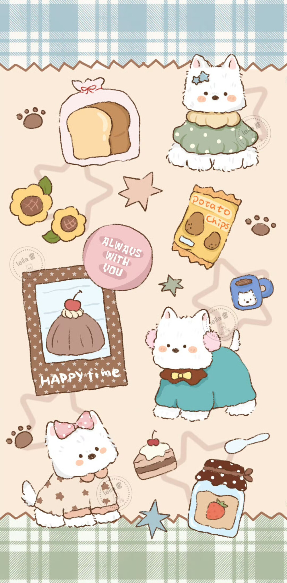 可爱壁纸套图