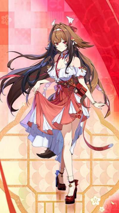 叶瞬光「暖霞拾光」时装壁纸