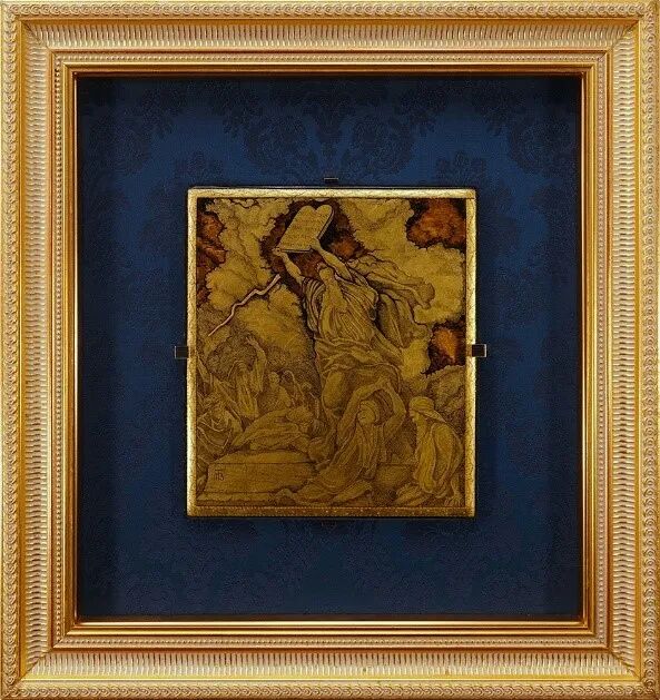 ▲ 《摩西》（当代）马口·托索·博雷拉 作现藏于穆拉诺Mazzega玻璃艺术场