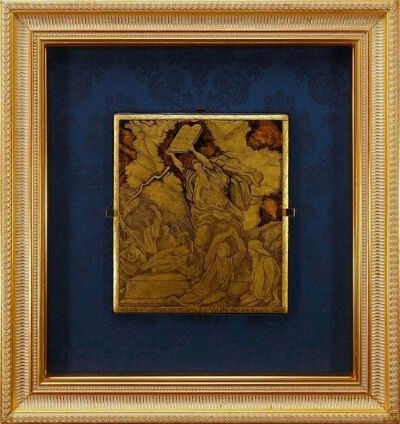 ▲ 《摩西》（当代）马口·托索·博雷拉 作现藏于穆拉诺Mazzega玻璃艺术场